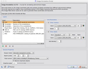 Annotate Image script panel.